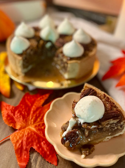 MAPLE SYRUP & RUM PECAN PIE